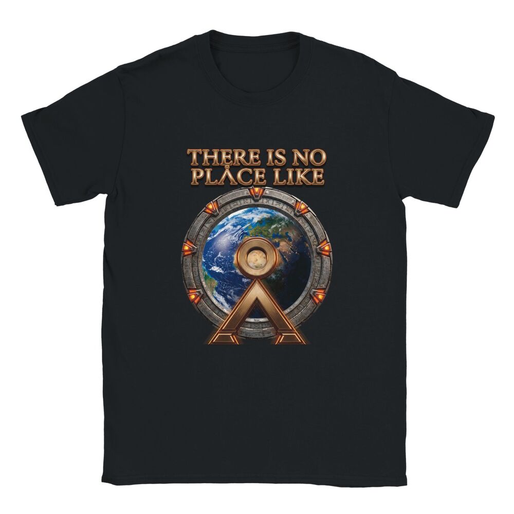 No Place Like Home Stargate SG-1 Graphic T-Shirt - Sci-Fi Fan Apparel